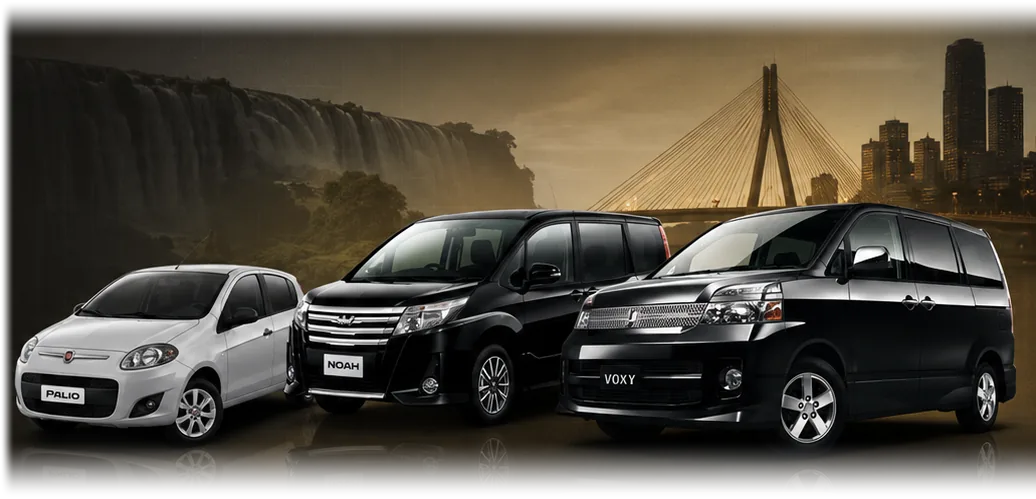 Nossa frota: Fiat Pálio, Toyota Noah e Toyota Voxy